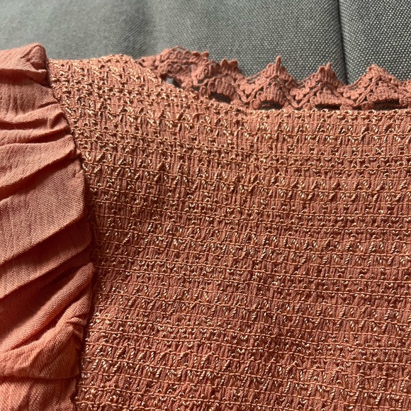 NWOT HOUSE OF HARLOW x REVOLVE rose wrap top blouse - Picture 4 of 5